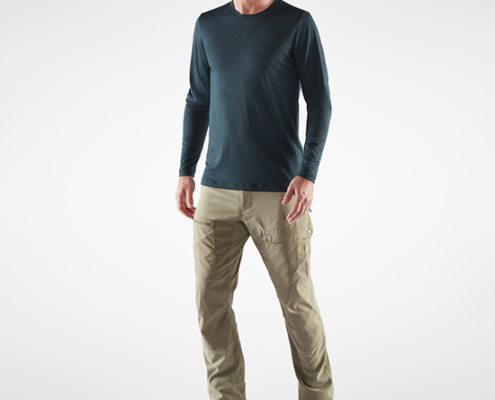 FJALL RAVEN-ABISKO WOOL LS M-1