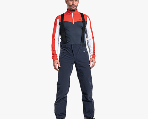 SCHOFFEL-SKI PANTS MAROISPITZE-MARINE-FACE