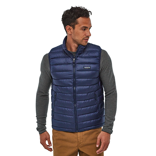 PATAGONIA-DOWN SWEATER VEST-MARINE-FACE