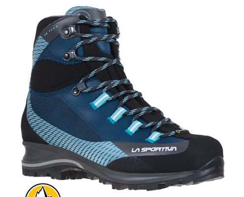 LA SPORTIVA-TRANGO TREK CUIR FEMME-BLEU-OPAL PACIFIC BLUE-VUE