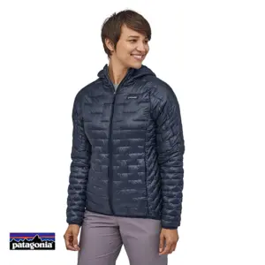 PATAGONIA-MICRO PUFF HOODY FEMME-CNY-MARINE-FACE