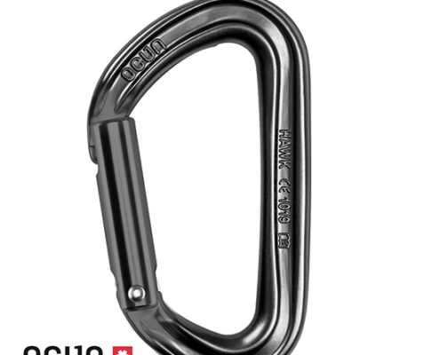 OCUN-MOUSQUETON HAWK STRAIGHT-ANTHRACITE