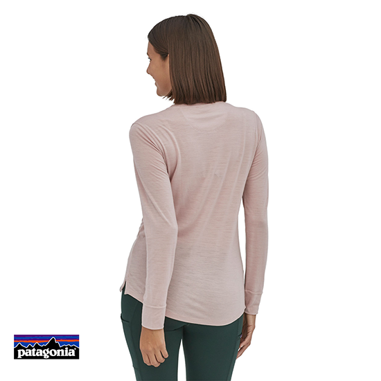 PATAGONIA-CAP COOL TEE-SHIRT MANCHES LONGUES FEMME-FFMA FITZ ROY-ROSE-DOS