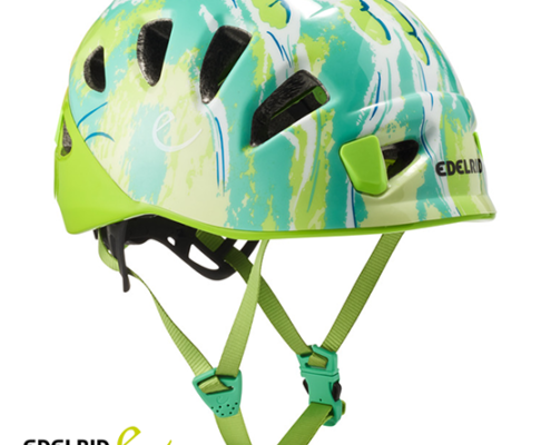 EDELRID-CASQUE SHIELD-138 OASIS-VERT FLUORESCENT