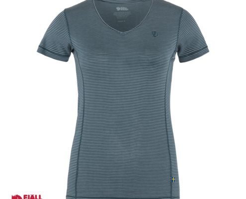 FJALL RAVEN-TEE-SHIRT ABISKO COOL FEMME-534 INDIGO BLUE-BLEU