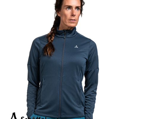 SCHOFFEL-FLEECE JACKET TORUP L-POLAIRE FEMME-8180 BLAU-BLEU-FACE