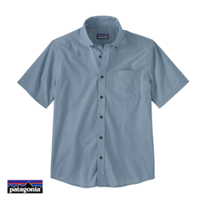 PATAGONIA-M'S DAILY SHIRT CHEMISE MANCHES COURTES HOMME-CYPI PIGEON BLUE-BLEU