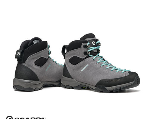 SCARPA-MOJITO HIKE GTX WOMAN-CHAUSSURES DE RANDONNEE FEMME-202 SMOKE JADE-GRIS-VUE