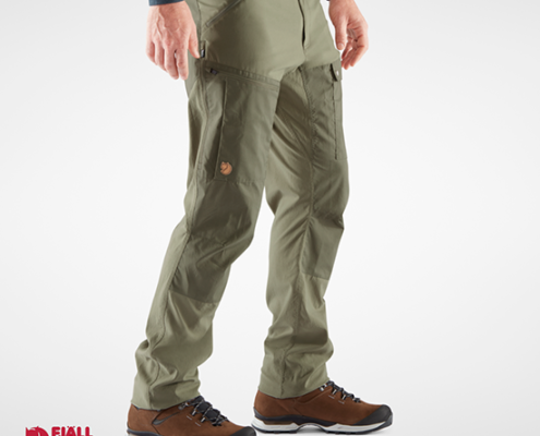 FJALL RAVEN-ABISKO MIDSUMMER LONG-PANTALON HOMME-235 662 SAVANNA LIGHT OLIVE-KAKI-COTE