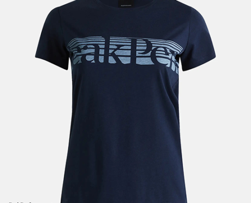 PEAK PERFORMANCE-EXPLORE TEE W-TEE-SHIRT FEMME-2N3 BLUE SHADOW-MARINE