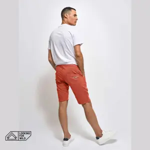LOOKING FOR WILD-CILAOS-SHIRT TECHNIQUE HOMME-PS04 BURNT SIENNA-ORANGE-DOS