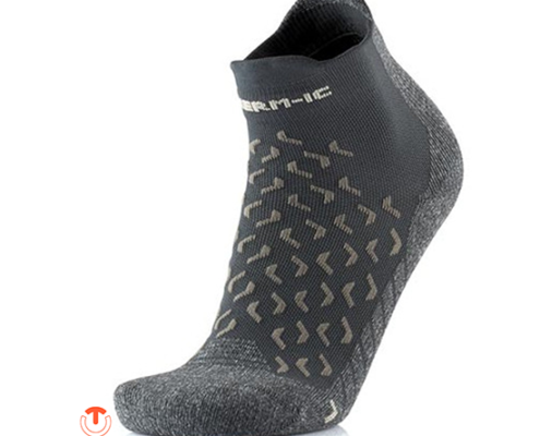 THERM-IC-TREK ULTRACOOL ANKLE CHAUSSETTES HOMME-GRIS-VUE