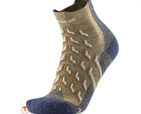 THERMIC-TREKKING COOL ANKLE-CHAUSSETTES BASSES HOMME-VERT BLEU-VUE