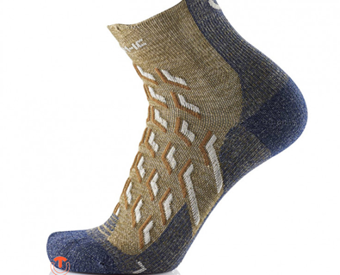 THERMIC-TREKKING COOL ANKLE-CHAUSSETTES BASSES HOMME-VERT BLEU