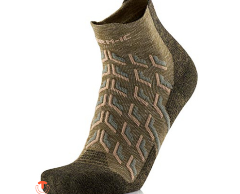 THERM-IC-TREKKING COOL HCAUSSETTES BASSES FEMME-VERT BEIGE-VUE