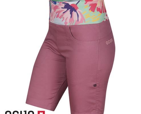 OCUN-SANSA SHORT D'ESCALADE FEMME-ROSE MESA