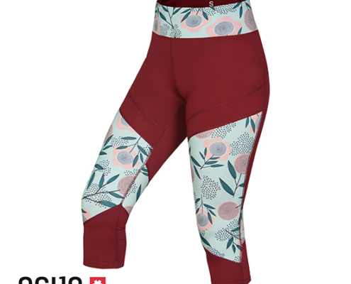 OCUN-RHEA LEGGINGS 3/4-FEMME-WINE MERLOT-BORDEAUX