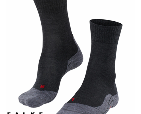 FALKE-TK5 TREKKING-CHAUSSETTES DE RANDONNÉE HOMME-3180 ASPHALT GREY-GRIS