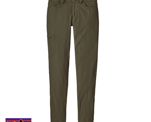 PATAGONIA-W'S SKYLINE TRAVELER PANTS-PANR-TALON DE RANDONNÉE FEMME-BSNG BASIN GREEN-VERT