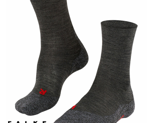 FALKE-TK2 SENSITIVE TREKKING-CHAUSSETTES FEMME-3180 GREY MIX-GRIS