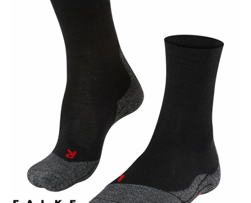 FALKE-TK2 SENSITIVE TREKKING-CHAUSSETTES FEMME-3010 BLACK MIX-NOIR