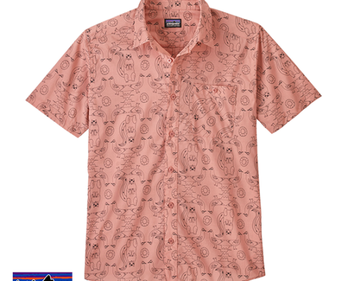 PATAGONIA-M'S GO TO SHIRT-CHEMISETTE HOMME-RLPI REAL LOCAL SUNFADE PINK-ROSE