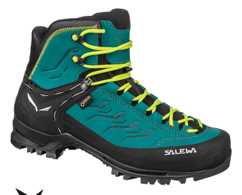 SALEWA-WS RAPACE GTX-CHAUSSURE D'ALPINISME CRAMPONNABLE FEMME-8630 SHADE SPRUCE SULPHURE-VERT