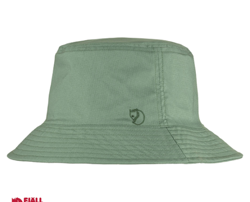 FJALL RAVEN-REVERSIBLE BUCKET-CHAPEAU REVERSIBLE-614 555-PATINA GREEN-COTÉ VERT