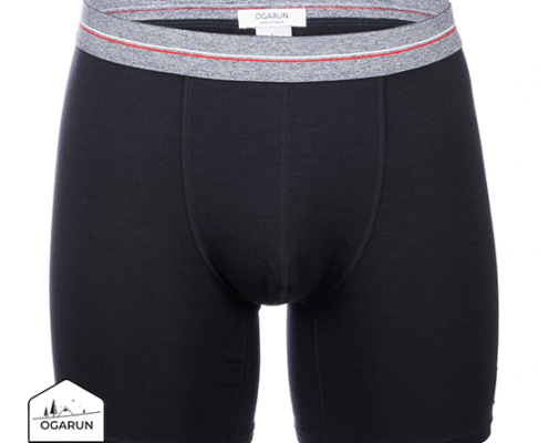 OGARUN-BOXER -10° +30°-CALEÇON HOMME-NOIR