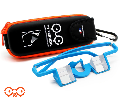 YY VERTICAL-PLASFUN-LUNETTES D'ASSURAGE+ETUI-BLEU