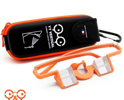 YY VERTICAL-PLASFUN-LUNETTES D'ASSURAGE+ETUI-ORANGE