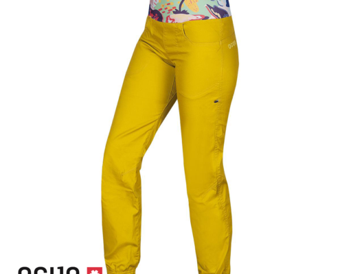 OCUN-SANSA-PANTALON D'ESCALADE FEMME-YELLOW-JAUNE