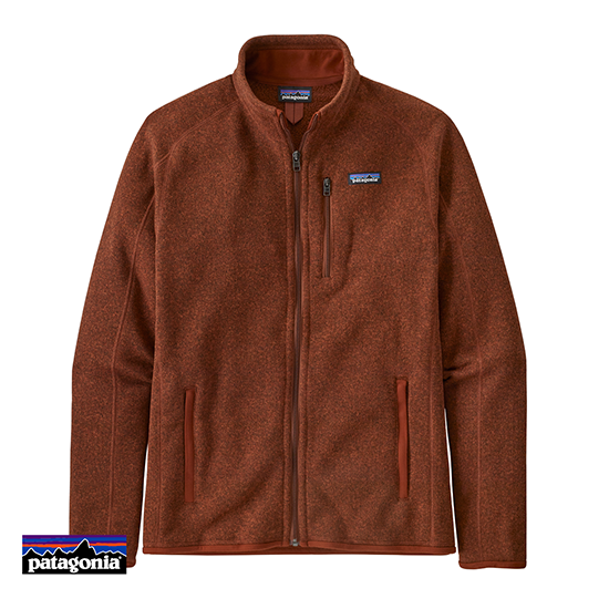 PATAGONIA-BETTER SWEATER VESTE POLAIRE ZIPPEE HOMME-BARR BARN RED-ROUGE