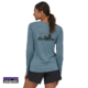 PATAGONIA-CAPILENE COOL DAILY GRAPHIC TEE-SHIRT MANCHES LONGUES FEMME-SLPX LIGHT PLUME GREY-GRIS-DOS