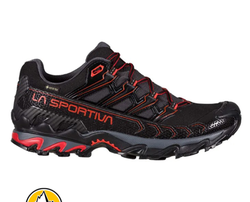 LA SPOTIVA-ULTRA RAPTOR II GTX-CHAUSSURES DE RANDONNÉES HOMME-BLAK GOJI-NOIR-CÔTÉ