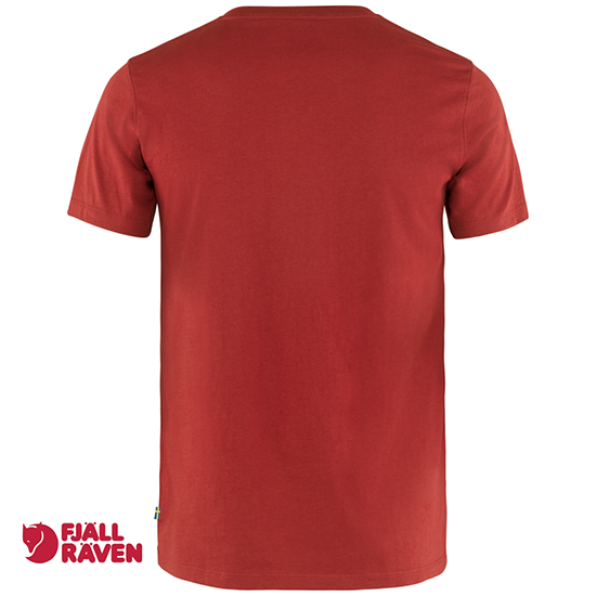 FJALL RAVEN-FOREST MIRROR TEE-SHIRT-325 DEEP RED-ROUGE-DOS