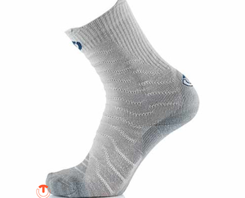 THERM-IC-T25-5400-002-TREK TEMPERATE CREW-CHAUSSETTES DE RANDONNÉE FEMME-GREY LIGHT-GRIS-CÔTÉ