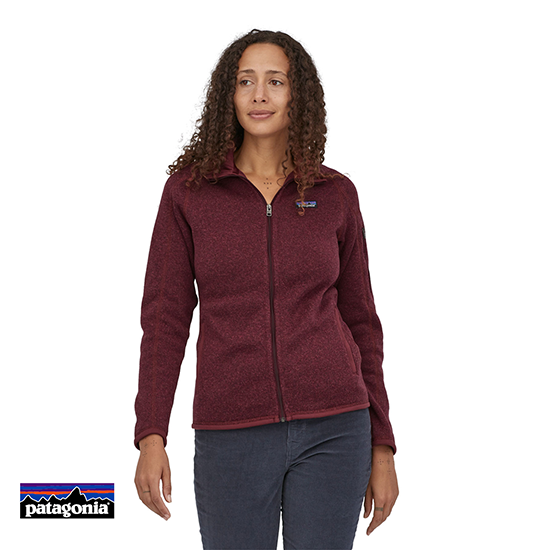 PATAGONIA-BETTER SWEATER POLAIRE ZIPPEE FEMME-SEQR SEQUOIA RED-ROUGE-FACE