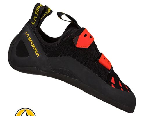LA SPORTIVA-TARANTULA-CHAUSSONS D'ESCALADE-BLACK POPPY-NOIR ROUGE