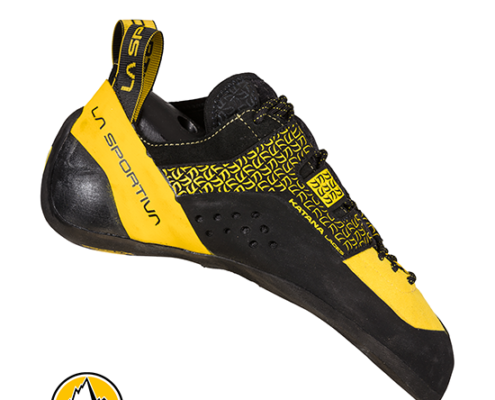 LA SPORTIVA-KATANA LACES-CHAUSSONS D'ESCALADE-HOMME-YELLOW BLACK-JAUNE NOIR
