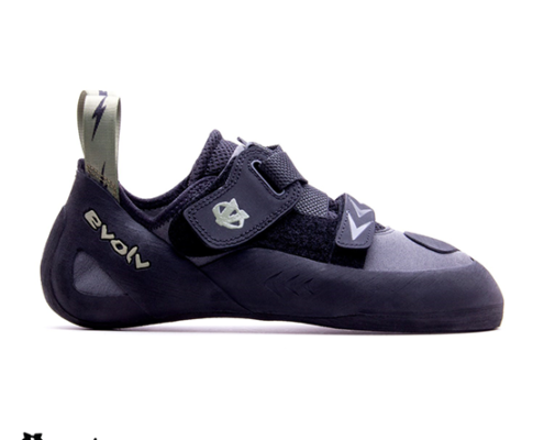 EVLOV-KRONOS-CHAUSSONS D'ESCALADE-HOMME-0900 BLACK OLIVE-NOIR