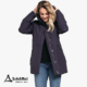 SCHOFFEL-3EN1 PARKA WARSCHAU FEMME-3975 TATOO-VIOLET-OUVERTE