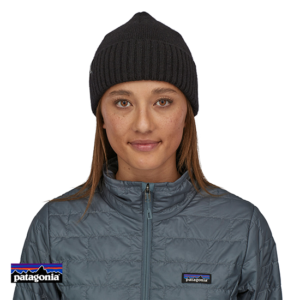PATAGONIA-BRODEO BEANIE-BONNET-BLK BLACK-NOIR-FACE