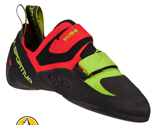 LA SPORTIVA-KUBO-CHAUSSONS D'ESCALADE-GOJI NEON-VERT-CÔTÉ