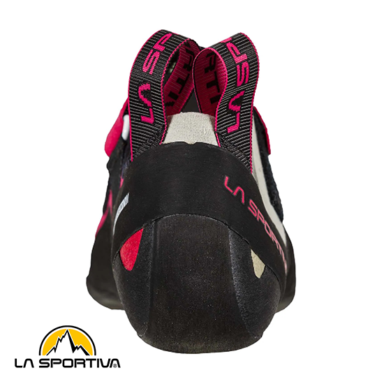 LA SPORTIVA-KUBO WOMAN-CHAUSSONS D'ESCALADE-FEMME-ROYAL LOVE POTION-ROSE-DOS