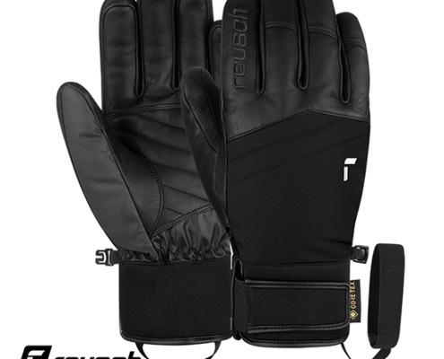REUSCH-SNOW PRO GTX-GA,TS DE SKI-HOMME-7700 BLACK-NOIR