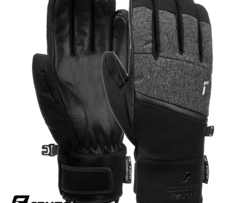 REUSCH-FEBE R-TEX XT-GANTS DE SKI-FEMME-7721 BLACK BLACK MELANGE-NOIR