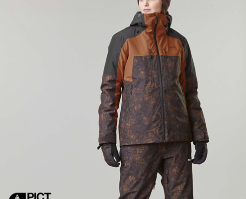 PICTURE-EXA JKT-BLOUSON DE SKI-FEMME-IBERIS-NOIR-FACE