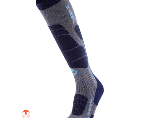 SKI MERINO REFLECTOR-CHAUSSETTES DE SKI-HOMME-BLEU