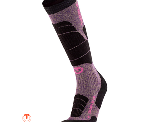THERM-IC-SKI MERINO REFLECTOR-CHAUSSETTES DE SKI-FEMME-ROSE